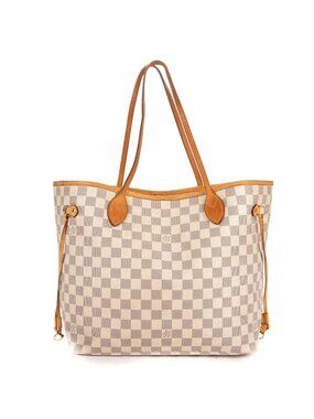 Louis Vuitton Neverfull Ivory Damier Azur